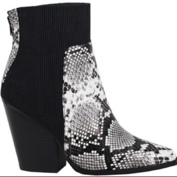 WOMENS STRETCH ANKLE BOOTIES - Picture 2 of 7